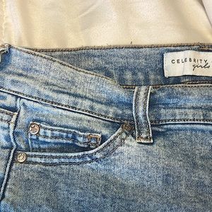 size 16 .white washed jeans and are from the celebrity pink brand